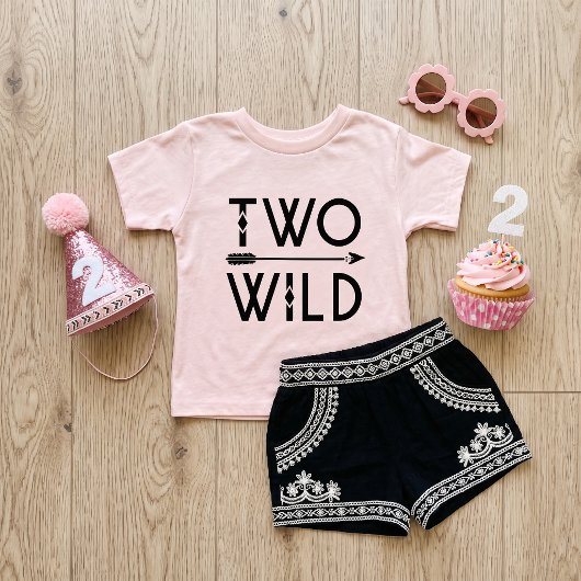 Twee Wilde 2e Verjaardag Jongen of Meisje