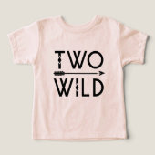 Twee Wilde 2e Verjaardag Jongen of Meisje (Design voorkant)