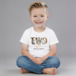 Twee wilde 2e verjaardag Jungle Baby T-shirt
