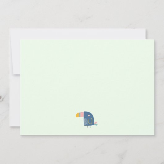 Twee wilde 2e verjaardag safaridieren Schattige Kaart (Achterkant)