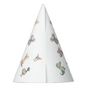 Twee wilde! Aussie Animal Verjaardagsfeest Welkom Feesthoedjes (Achterkant)