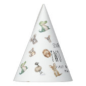 Twee wilde! Aussie Animal Verjaardagsfeest Welkom Feesthoedjes (Links)