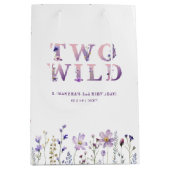 Twee Wilde Bloemen 2e Verjaardag Gift Bag Medium Cadeauzakje (Voorkant)