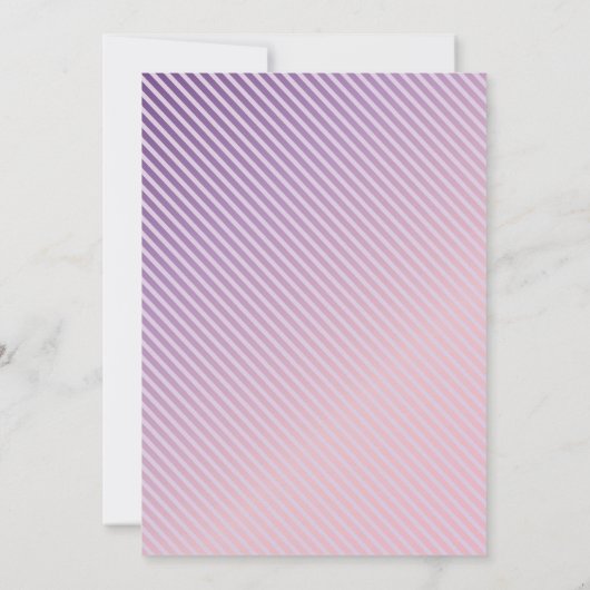 Twee wilde bloemen tweede verjaardag uitnodiging (Achterkant)