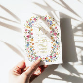 TWEE WILDE Bright Wildflower Garden 2e verjaardag Kaart