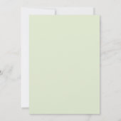 Twee Wilde Dieren Brieven Groen 2e Verjaardag Kaart (Achterkant)