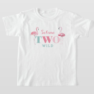 TWEE Wilde Flamingo 2e verjaardag T-Shirt