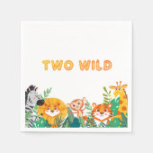 Twee Wilde Jongens Papieren servet (Voorkant)