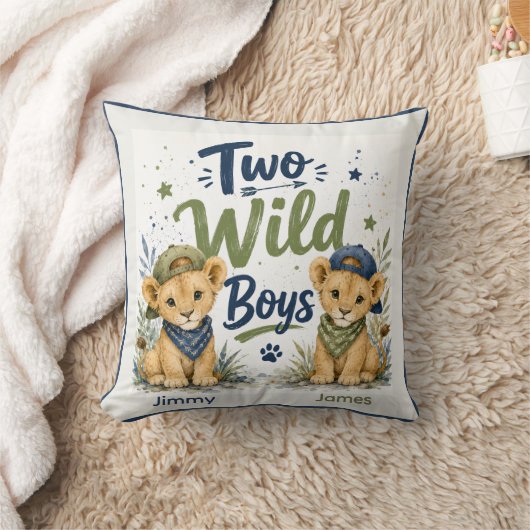 Twee Wilde Jongens Verjaardagsfeest Kussen (Deken)