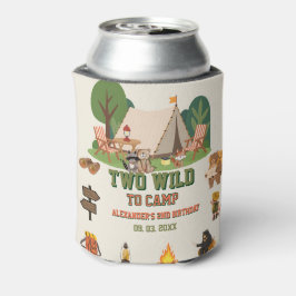 Twee wilde kampeer safari bos 2de verjaardag blikjeskoeler