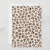 Twee wilde luipaard print 2e verjaardag kaart (Achterkant)