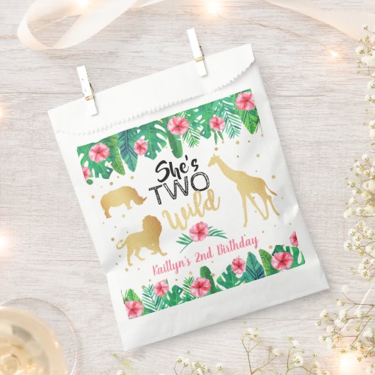 Twee Wilde Meisjes Tweede Dag Partij Bedankzakje (Geknipt)