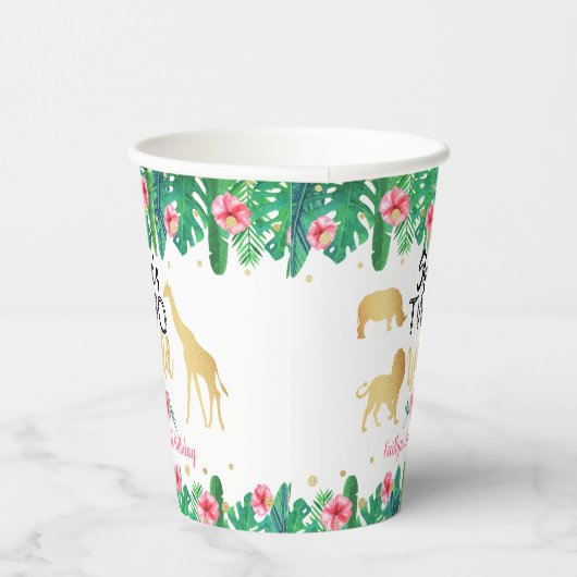 Twee Wilde Meisjes Tweede Dag Partij Papieren Bekers (Rechts)