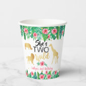 Twee Wilde Meisjes Tweede Dag Partij Papieren Bekers (Voorkant)