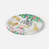 Twee Wilde Meisjes Tweede Dag Partij Papieren Bordje (Gekanteld)