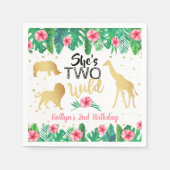 Twee Wilde Meisjes Tweede Dag Partij Servet (Voorkant)