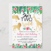Twee Wilde Meisjes Tweede Uitnodigingen van de Dag (Voorkant)
