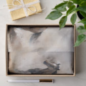 “Twee Wilde Mustangs” Stof Westers Waterverf Tissuepapier (Geschenk)