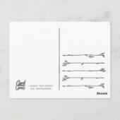 Twee wilde ratten briefkaart (Achterkant)