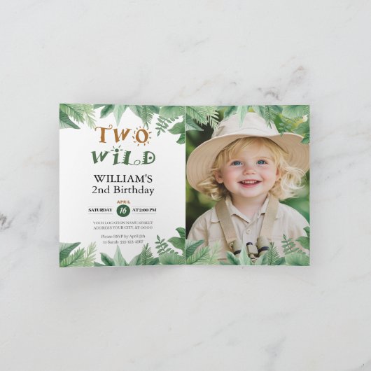 TWEE WILDE Safari Dieren 2e Verjaardag (Binnen)