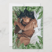 Twee Wilde Safari Dieren 2e verjaardag Foto Kaart (Achterkant)