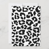 Twee wilde safari dieren 2e verjaardag partij kaart (Achterkant)