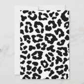 Twee wilde Safari Dieren 2e Verjaardagsfeestje Inv Kaart (Achterkant)