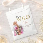 Twee wilde safari dieren kinderen verjaardagsfeest bedankzakje (Geknipt)