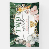 Twee wilde Safari-dieren op zaterdag Spandoek (Verticaal)