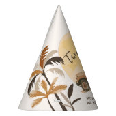 Twee wilde Safari Oerwouden 2e Verjaardag Feesthoedjes (Links)