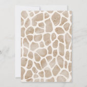 Twee wilde Safari Oerwouden 2e Verjaardag Kaart (Achterkant)