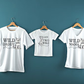 Twee wilde Schattigee wolf cub woodlands verjaarda Kinder Shirts