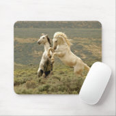 Twee Wilde Stallianties vechten Muismat (Met muis)