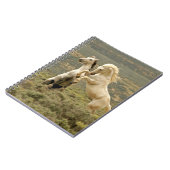 Twee Wilde Stallianties vechten Notitieboek (Linkerzijde)