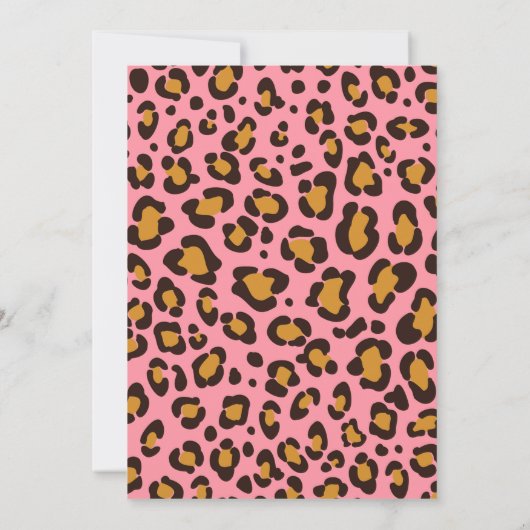 Twee Wilde Uitnodiging | Girl Two Wild Invitation (Achterkant)