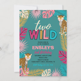 Twee Wilde Uitnodiging | Girl Two Wild Invitation