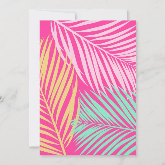 Twee Wilde Uitnodiging | Girl Two Wild Invitation (Achterkant)