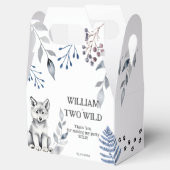 Twee Wilde wolf thema verjaardagsfeestje Bedankdoosjes (Geopend)
