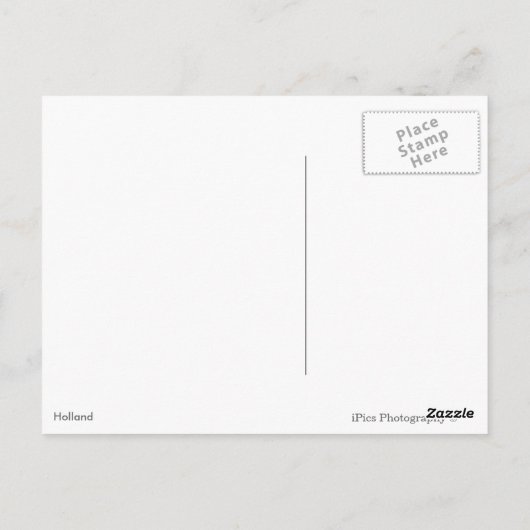 Twee windmolens met reflectie bij zonsondergang briefkaart (Achterkant)