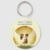 Twee Wingen Sleutelhanger (Voorkant)