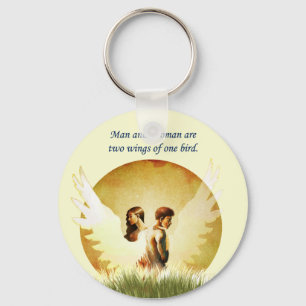 Twee Wingen Sleutelhanger