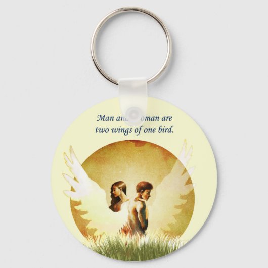 Twee Wingen Sleutelhanger (Voorkant)