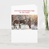 TWEE WINTERVRIENDEN MET KERST (Voorkant)