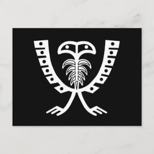 Twee witte adelaars briefkaart