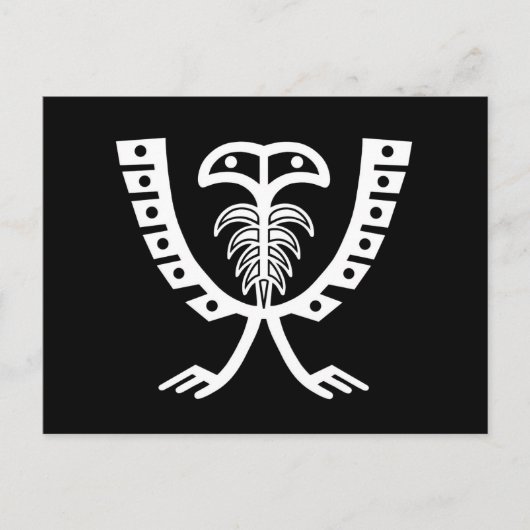 Twee witte adelaars briefkaart (Voorkant)