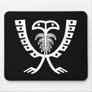 Twee witte adelaars muismat
