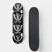 Twee witte adelaars persoonlijk skateboard (Voorkant)
