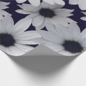 twee witte bloemen cadeaupapier (Hoek)