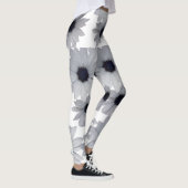 twee witte bloemen leggings (Rechts)