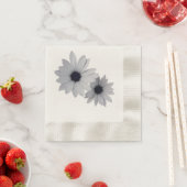 twee witte bloemen servet (Insitu)
